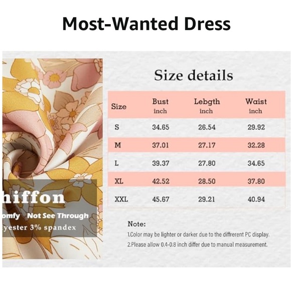 Floral babydoll mini dress - Picture 6 of 6